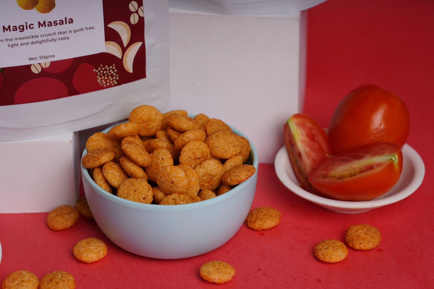 Jowar Puff, Magic Masala Flavour, Healthy Roasted Millet Snack,Kids snack, Healthy Snack, Roasted Masala Puff, Gourmet Stories Quinoa Puff, Spicy yet tasty puffs.