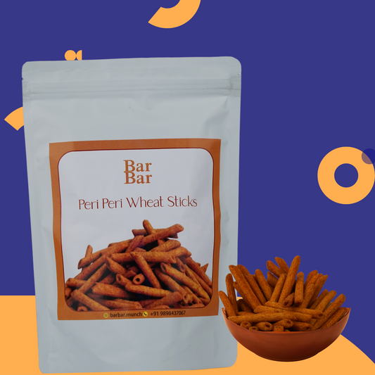 BarBar Peri Peri Wheat Sticks - 80gms