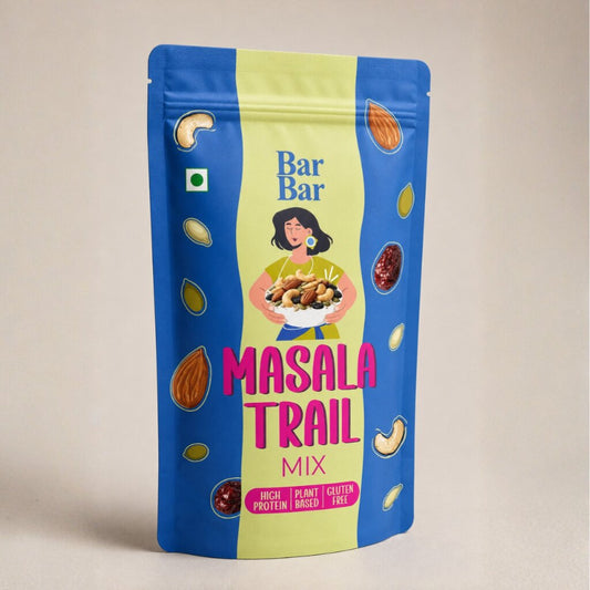 Masala Trail Mix (100/150g) – Nutritious Roasted Nut Mix with Seeds & Fruits
