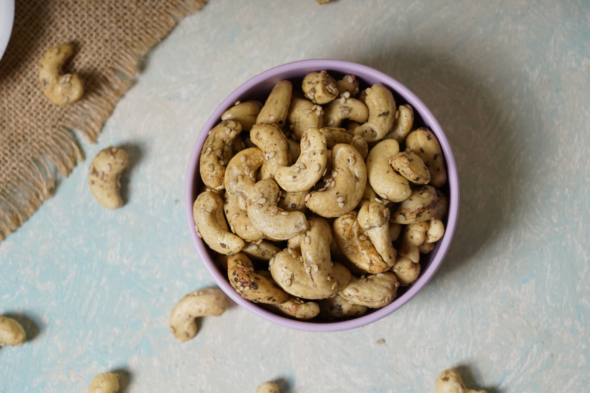 Healthy Spiced Cashew Nuts, Mewa Mania, Cashew in Bulk, Munch Right, Go Nuts Flavoured Cashews, Zaatar Flavour Cashews, Cashews with Herbs and Spices, Roasted Cashews 