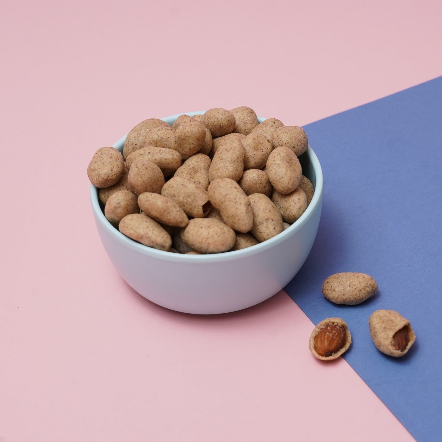 Salted Ragi Coated Almonds